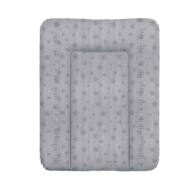 CEBABABY WM Pehme mähkimisalus 50х70сm Denim Style Stars grey