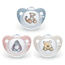 NUK DISNEY Silikoonist ortodontiline lutt Winnie The Pooh 6-18м, 1шт. SU18 10736328 PAKKUMINE