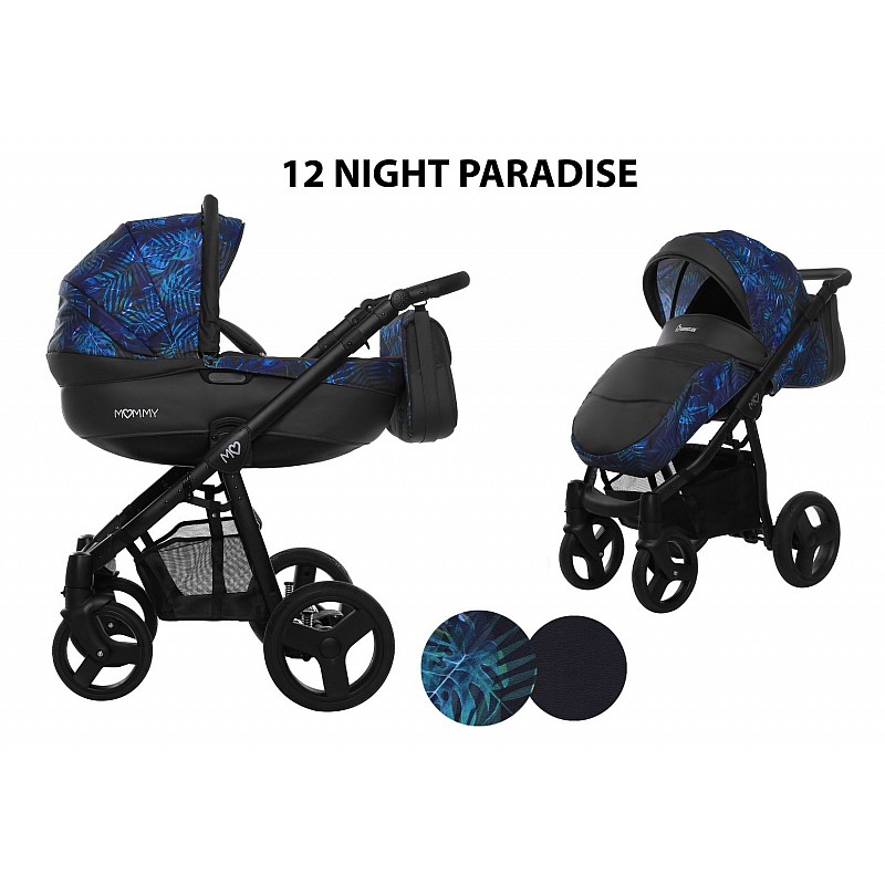 BABYACTIVE MOMMY Spring/Summer Vanker-jalutuskäru  2in1, 12 NIGHT PARADISE