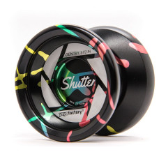 YoYoFactory Shutter mänguasi YO-YO, Splash Black/Rainbow YO51892