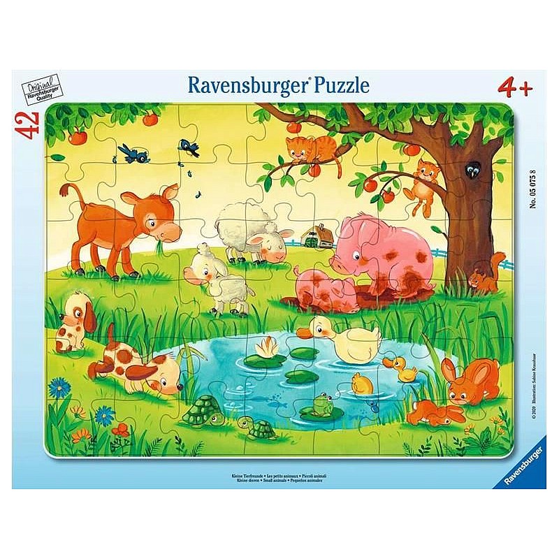 Ravensburger pusle SMALL ANIMALS 42tk R05075