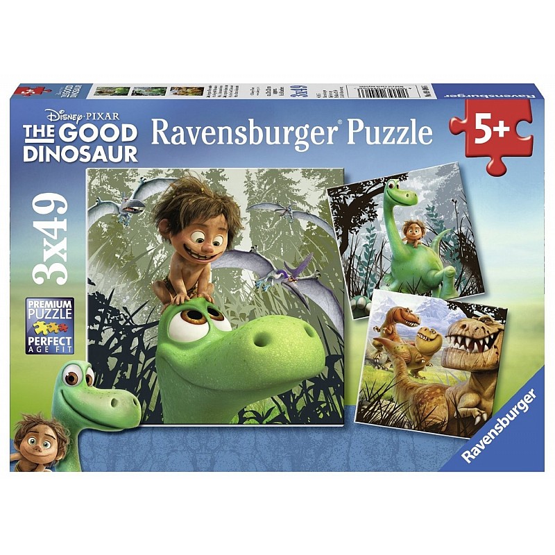 Ravensburger  pusle  3x49 The Good Dinosaur R 09406