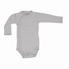 LODGER Romper Solid pikkade varrukatega bodi , suurus- 68 , RS 052 Mist