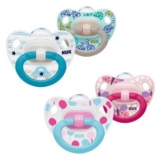 NUK Happy Days Silikoonist ortodontiline lutt 0-6m 1tk. SU05 LÕPUMÜÜK