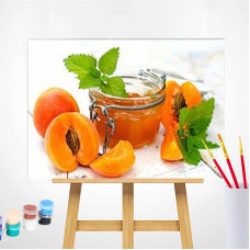 TSVETNOY Joonistus komplekt (Nummedratud juhisega) 20x30сm Apricot Jam, MC1072e