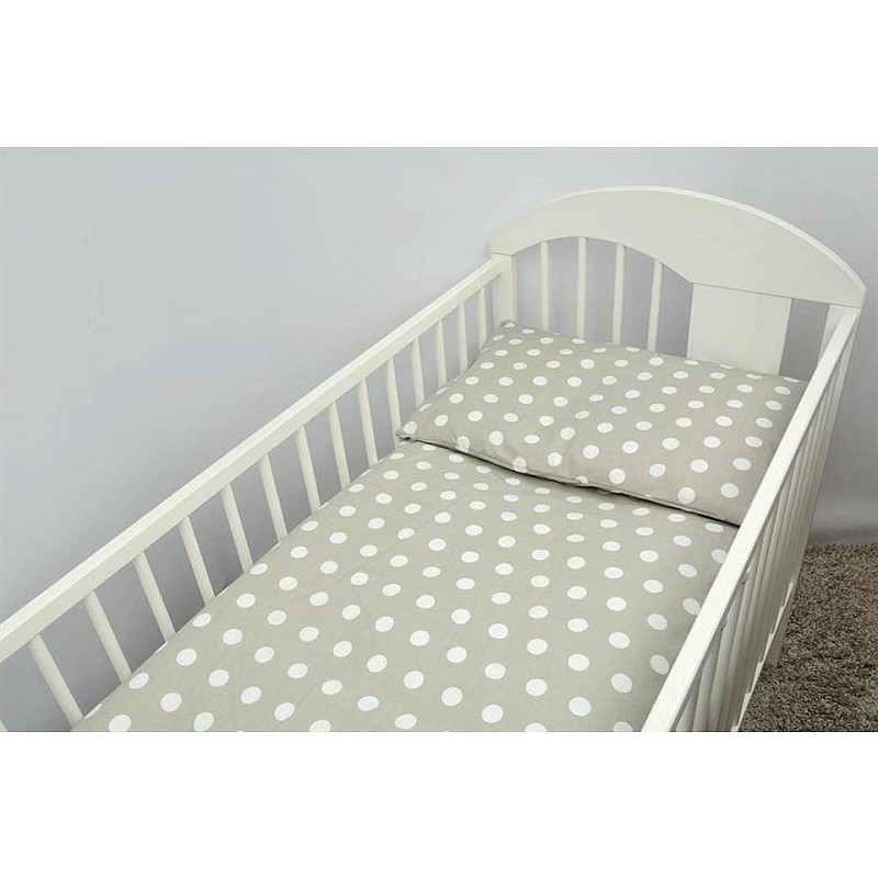 ANKRAS DOTS Voodipesu komplekt 2 eset 120x90cm, grey