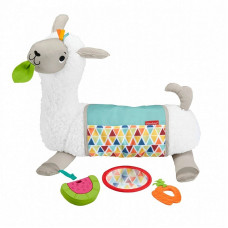 FISHER PRICE мягкая игрушка LAY TO PLAY TUMMY TIME LLAMA FXC36