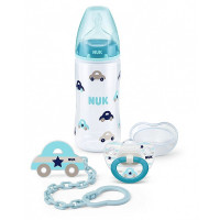 NUK First Choice PP lutipudel 300ml silikoonist lutiga 0-6m, komplekt SL85 10225156 LÕPUMÜÜK