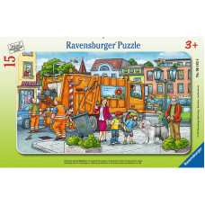 Ravensburger Pusle raamis On the Way to the Garbage Disposal 15tk. 3+ R 06162