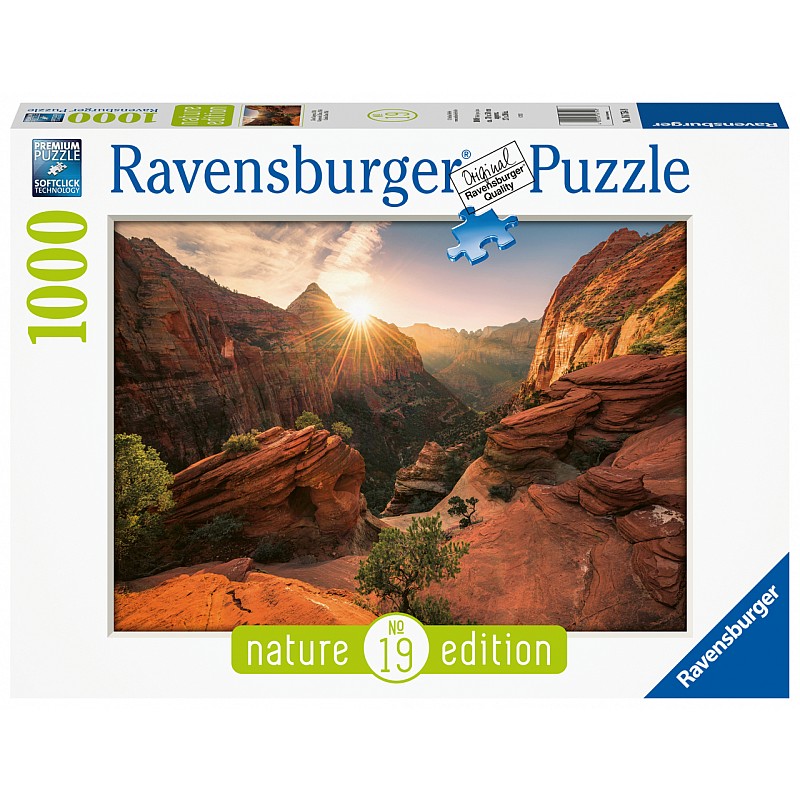 RAVENSBURGER pusle Zion Canyon USA, 1000tk., 16754