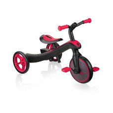 GLOBBER kolmerattaline jalgratas Explorer Trike 2in1, punane, 630-102