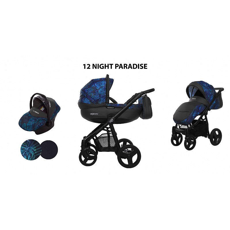 BABYACTIVE MOMMY Spring/Summer Vanker-jalutuskäru  3in1, 12 NIGHT PARADISE