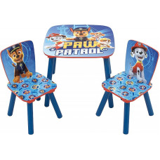 ARDITEX Disney PAW PATROL puidust laud ja 2 tooli PW12897