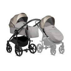 TUTIS NOVA vanker-jalutuskäru  2in1, 252 WARM GREY