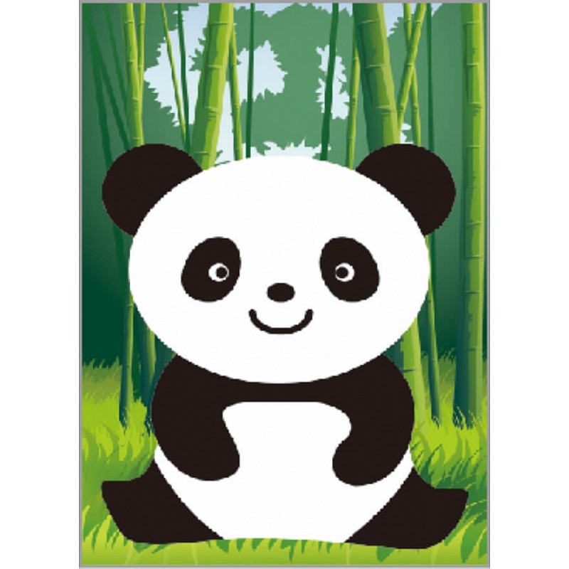 TSVETNOY diamond mosaiik 17x22сm Little Panda, X102e