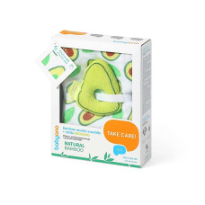 BABYONO musliinimähe 120x120сm+ kõristi 536/01 avocado