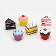 VIGA SWEET CAKE puidust koogid 6tk. 18k+ 59533