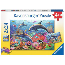 Ravensburger pusle 2x24 Underwater Beauty R09017