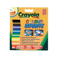 CRAYOLA 8 Markerit Valge Tahvli Jaoks, 8223 ALLAHINDLUS