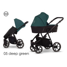 LONEX PAX  Vanker jalutuskäru 3in1,05 Deep green