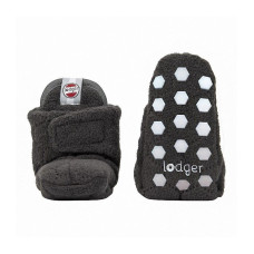 Lodger Slipper Fleece Botanimal тапочки, Raven, 3-6, SL 587