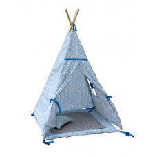 3TOYSM TEEPEE Laste telk - wigwam CHECKER PATTERN 110x110x170cm TI3_P