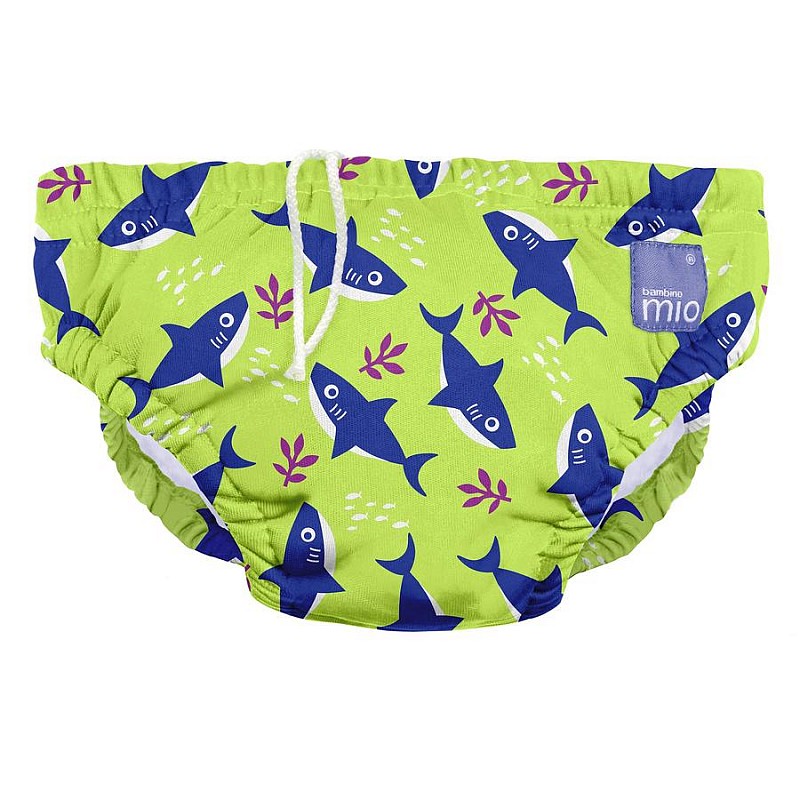 BAMBINO MIO Swim Nappies ujumispüksid NEON SHARK, XL (12-15kg) SWPXL SHA