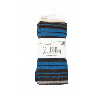 BELLISSIMA Laste sukkpüksid suurus 122/128 , B416 dark grey/blue stripes