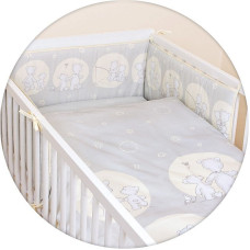 Voodipesu komplekt 3-osaline CEBABABY 135x100cm PAPA BEAR GREY