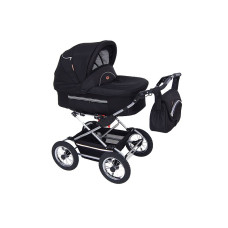 Baby Fashion FANARI Vanker-jalutuskäru 2in1, 123 Black