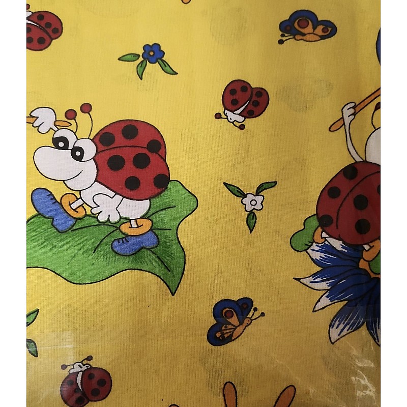 URGA Tekikott 60x90см LADYBUG kollane LÕPUMÜÜK