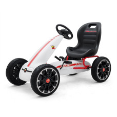 MILLY MALLY ABARTH Pedaalidega kart WHITE 3172