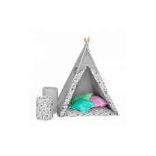 AKUKU TEEPEE Детская палатка - вигвам TIPI A1902 grey/white