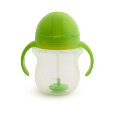 MUNCHKIN pudel kõrrega Click Lock 207ml Green 01225601