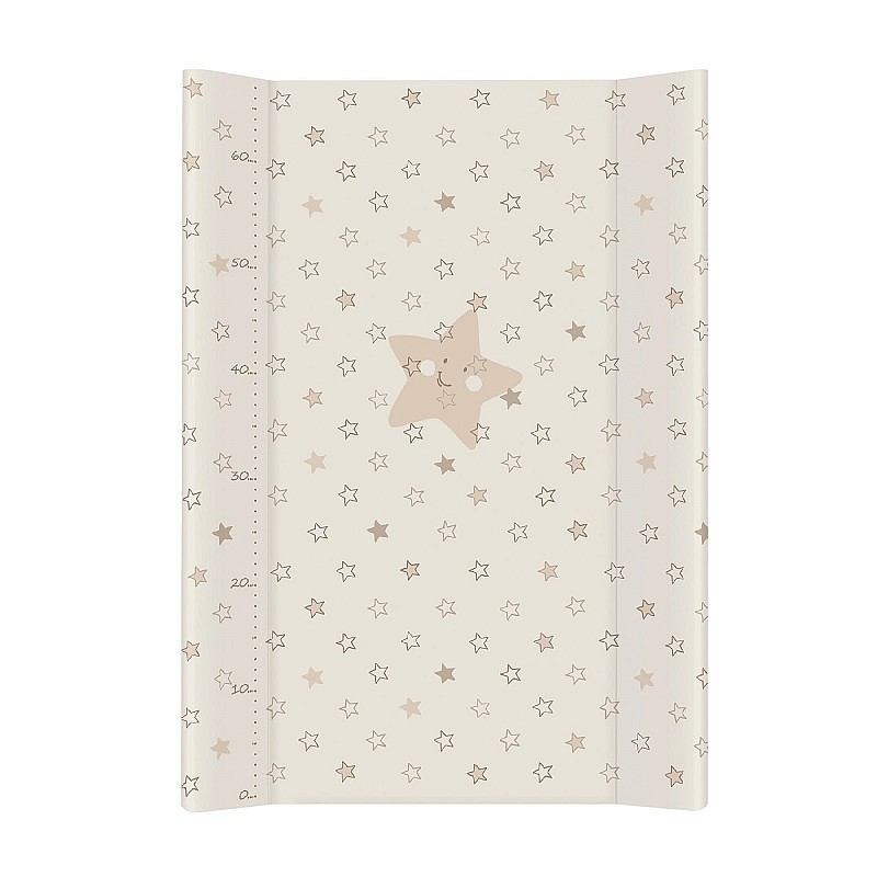 CEBABABY mähkimisalus kõva põhjaga 50x70сm STARS BEIGE W-102-066-111