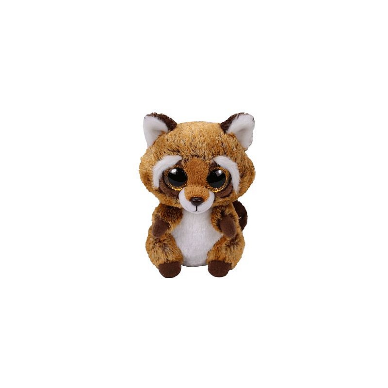 TY Beanie Boos Pehme mänguasi RACCOON RUSTY 15.5сm, TY36941 LÕPUMÜÜK