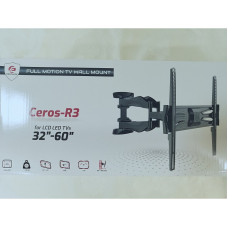 Ceros R3 TV Teleri seinakinnitus 32"-60",kuni 30kg, must R3