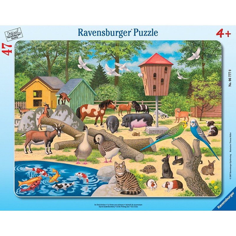 RAVENSBURGER пазл 47эл. Зоопарк R06777