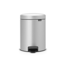 BRABANTIA Pedaaliga prügikast NewIcon, 5 l, Metallic Grey