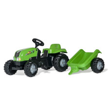 ROLLY TOYS haagisega traktor pedaalidega Rolly Kid 012169 roheline