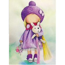 TSVETNOY diamond mosaiik 30x40сm Betty Doll, LE047e