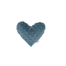 BOCIOLAND Kirsikividega täidetud padi MINKY HEART BLUE BOC0219