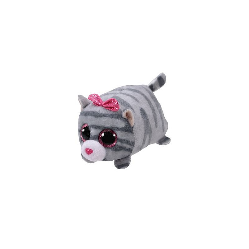 TY Teeny Tys Toy GRAY CAT Cassie 9cm, TY42312