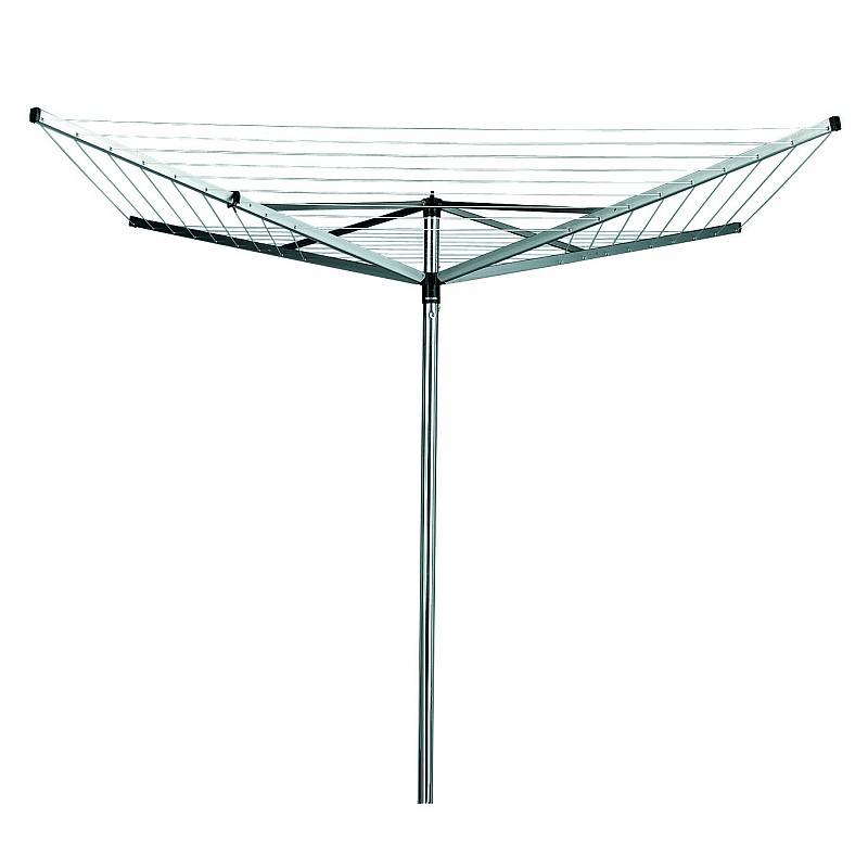 BRABANTIA Pöörlev pesukuivati Topspinner, 40m, Metallic Grey