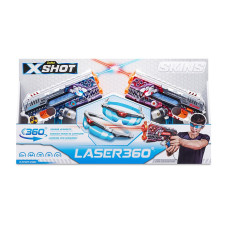 X-SHOT mängupüstol Laser Skins, 2tk, assortii, 36602