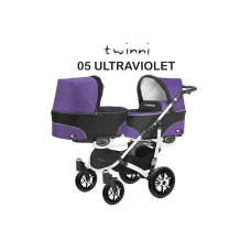 Kaksikute vanker-jalutuskäru BABYACTIVE TWINNI CLASSIC  , 05/01 Ultraviolet