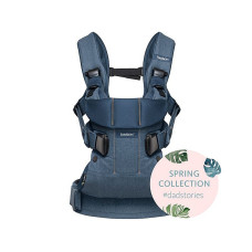 Känguru kott beebile BABYBJORN ONE Cotton Mix CLASSIC DENIM/MIDNIGHT BLUE