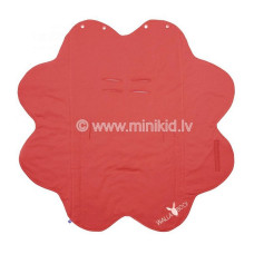 WALLABOO Beebitekk Fleur - 85x85cm, poppy red