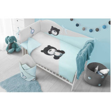 BELISIMA LILO&LO voodipesu komplekt, 5 eset 120x90/180cm,P02-0697 turquoise