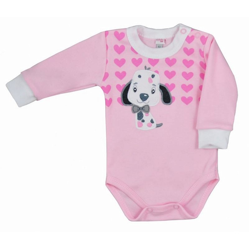 KOALA PIESIO bodi, suurus 68, heleroosa